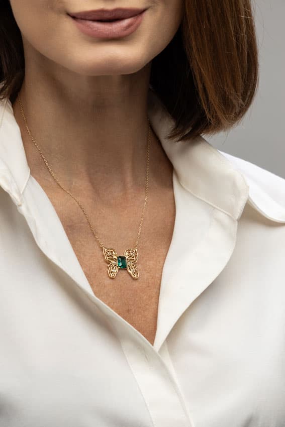 Layered Necklaces — Flat Lay