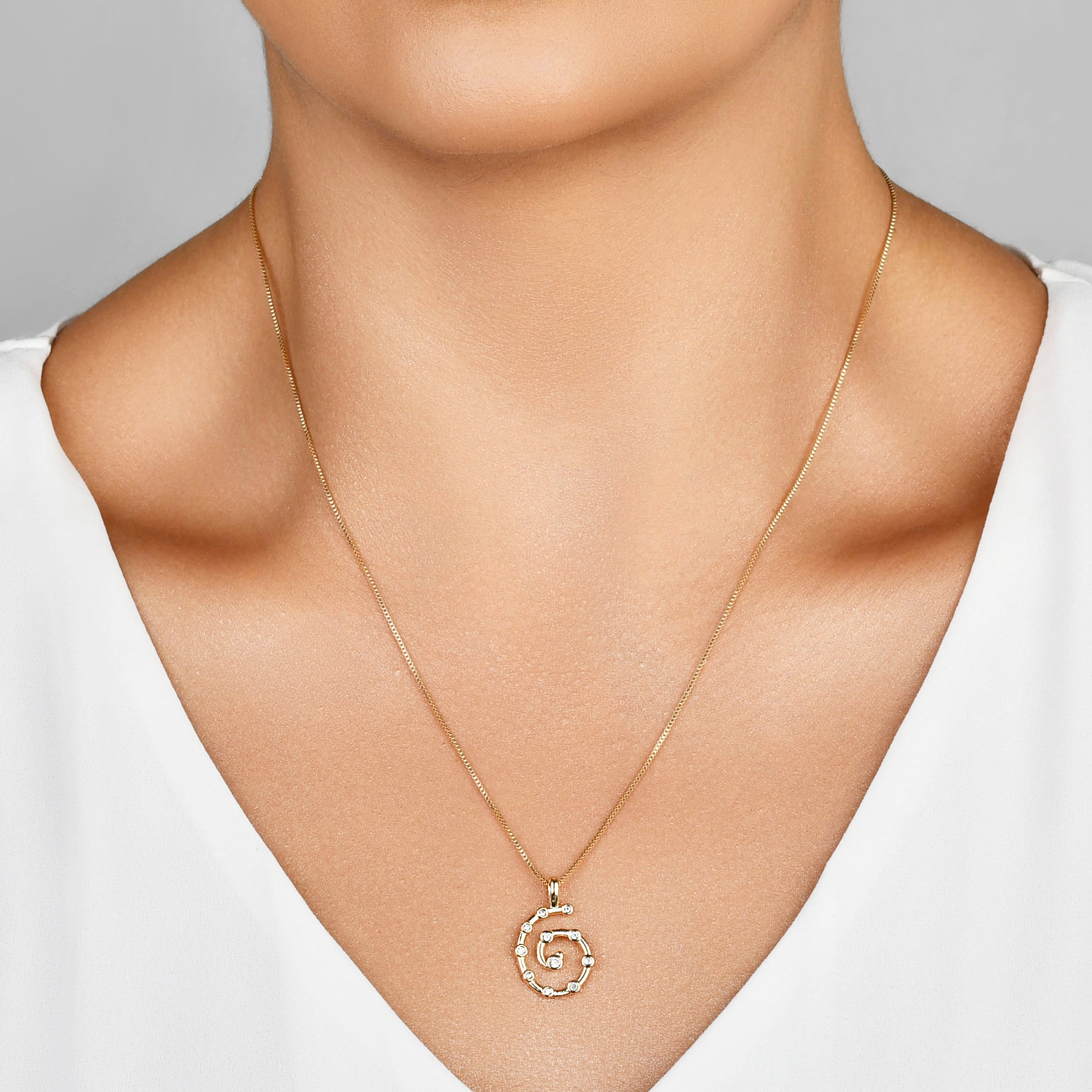 Aurea Spiral Necklace