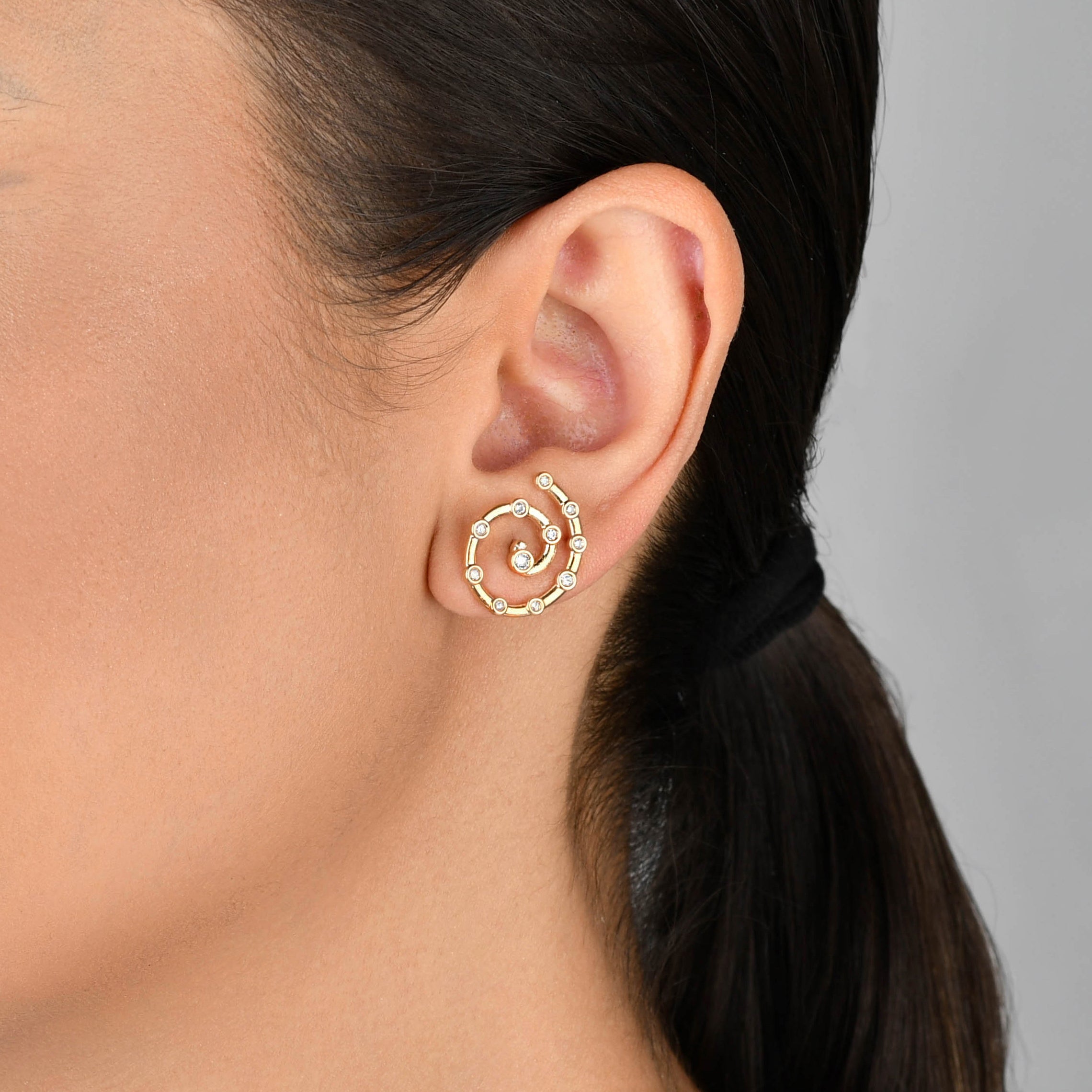 Aurea Spiral Earrings