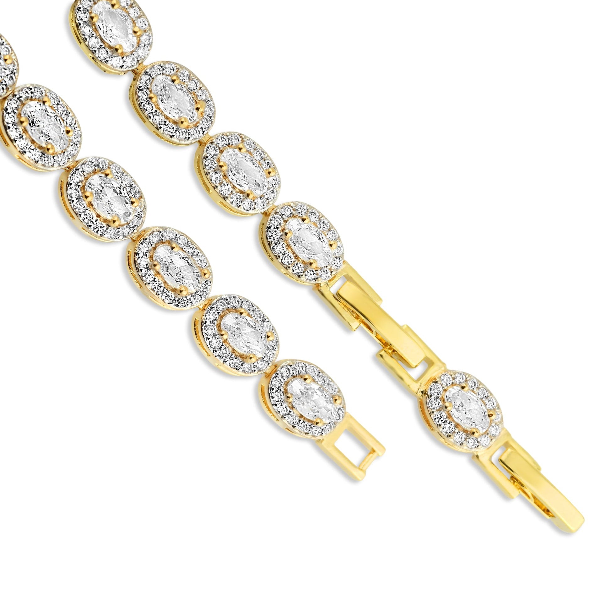 Élysée Royale, bracelet in 18k gold filled on palladium base - view 2