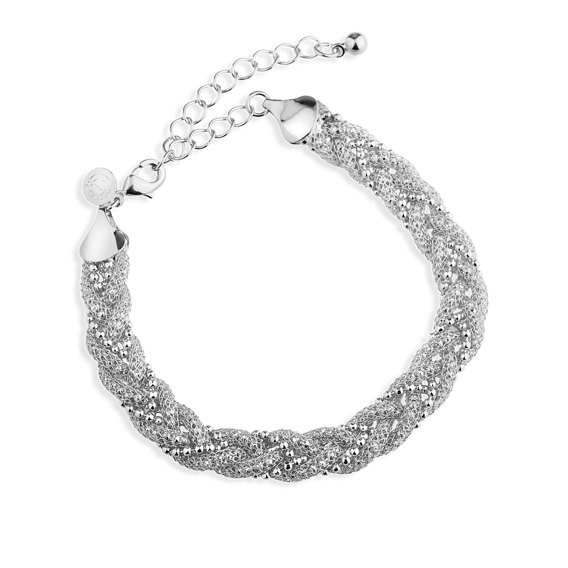 Golden Weave Bracelet in 18k gold filled on palladium base - view 3