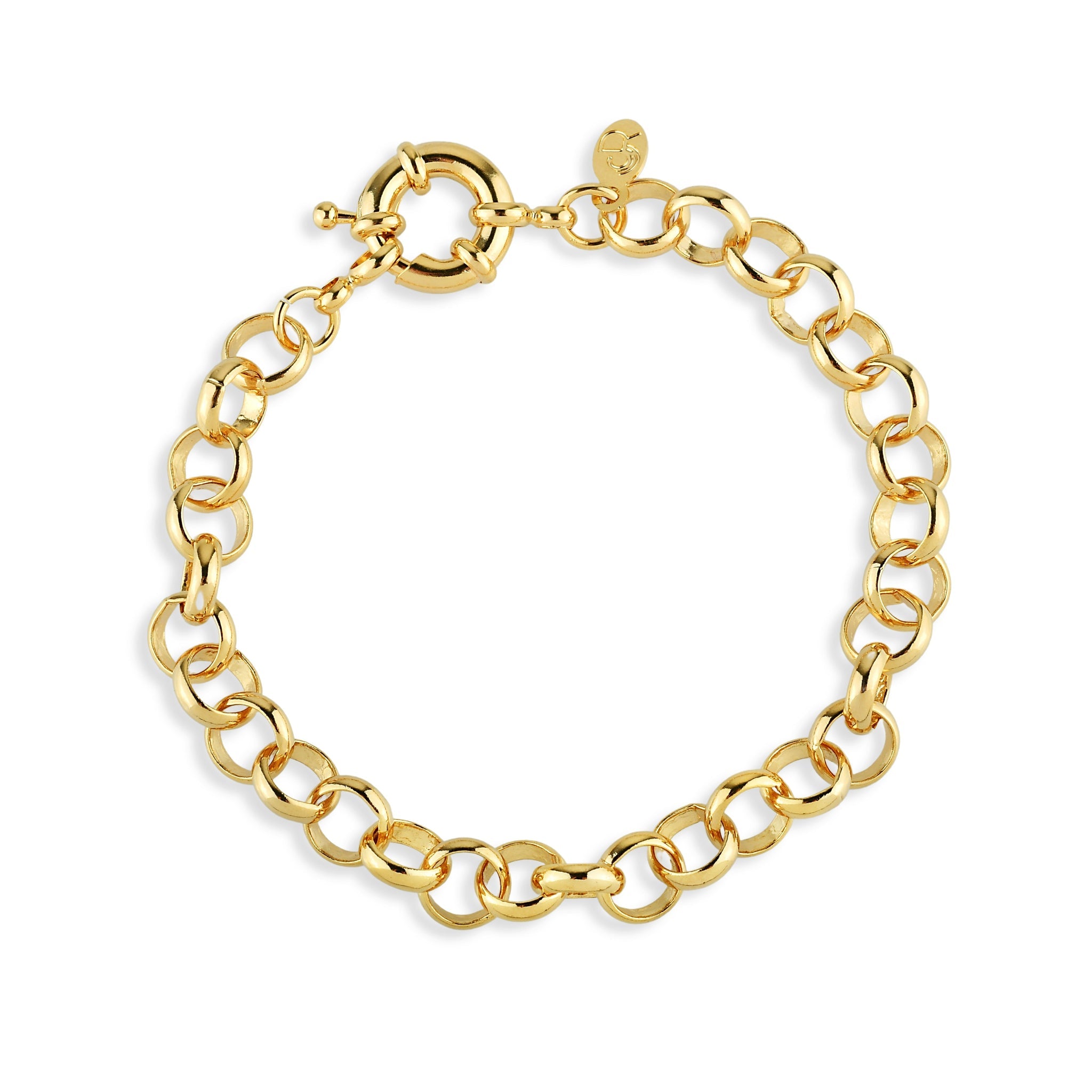 Pulse, bracelet in 18k gold filled on palladium base