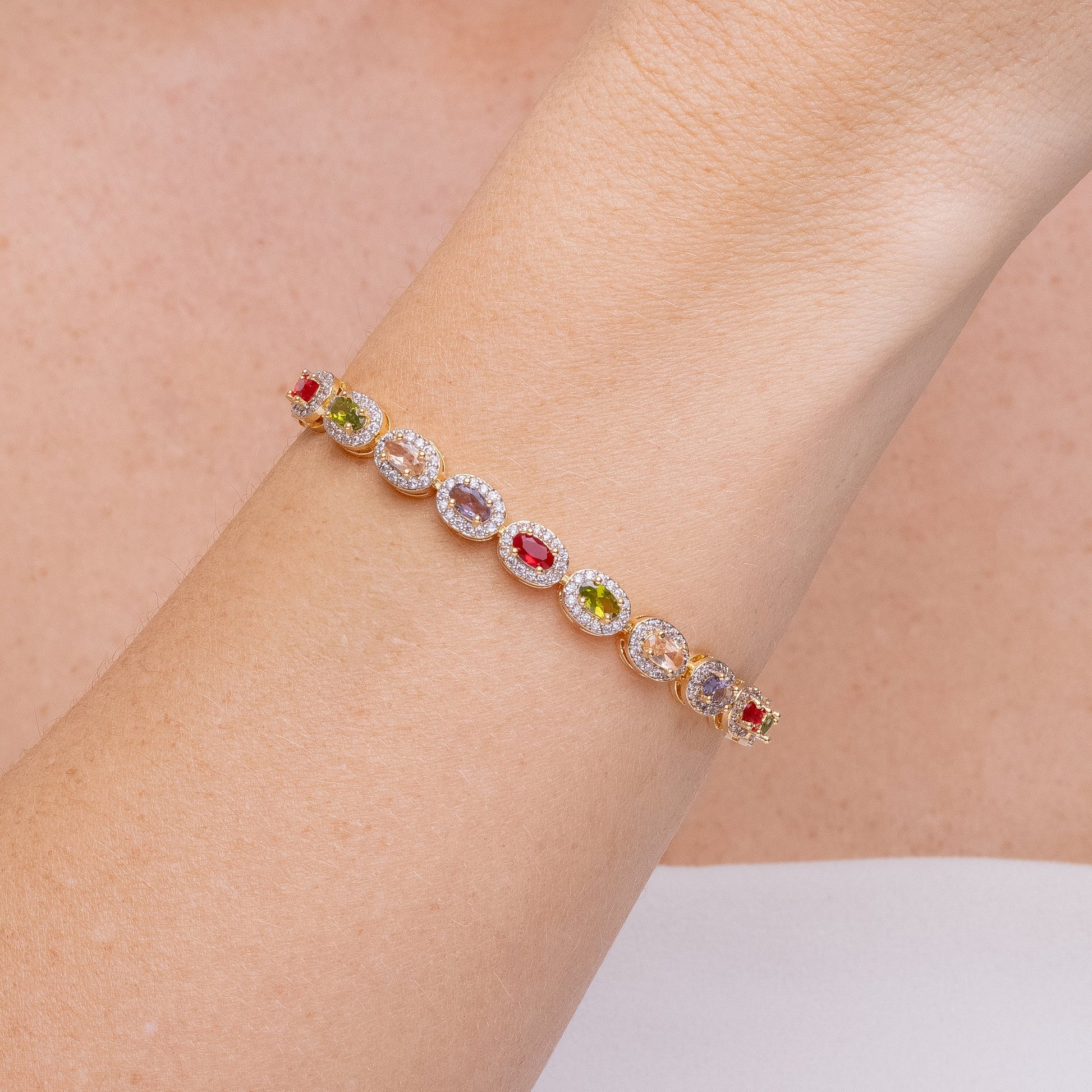 Élysée Royale C, bracelet in 18k gold filled on palladium base - view 3