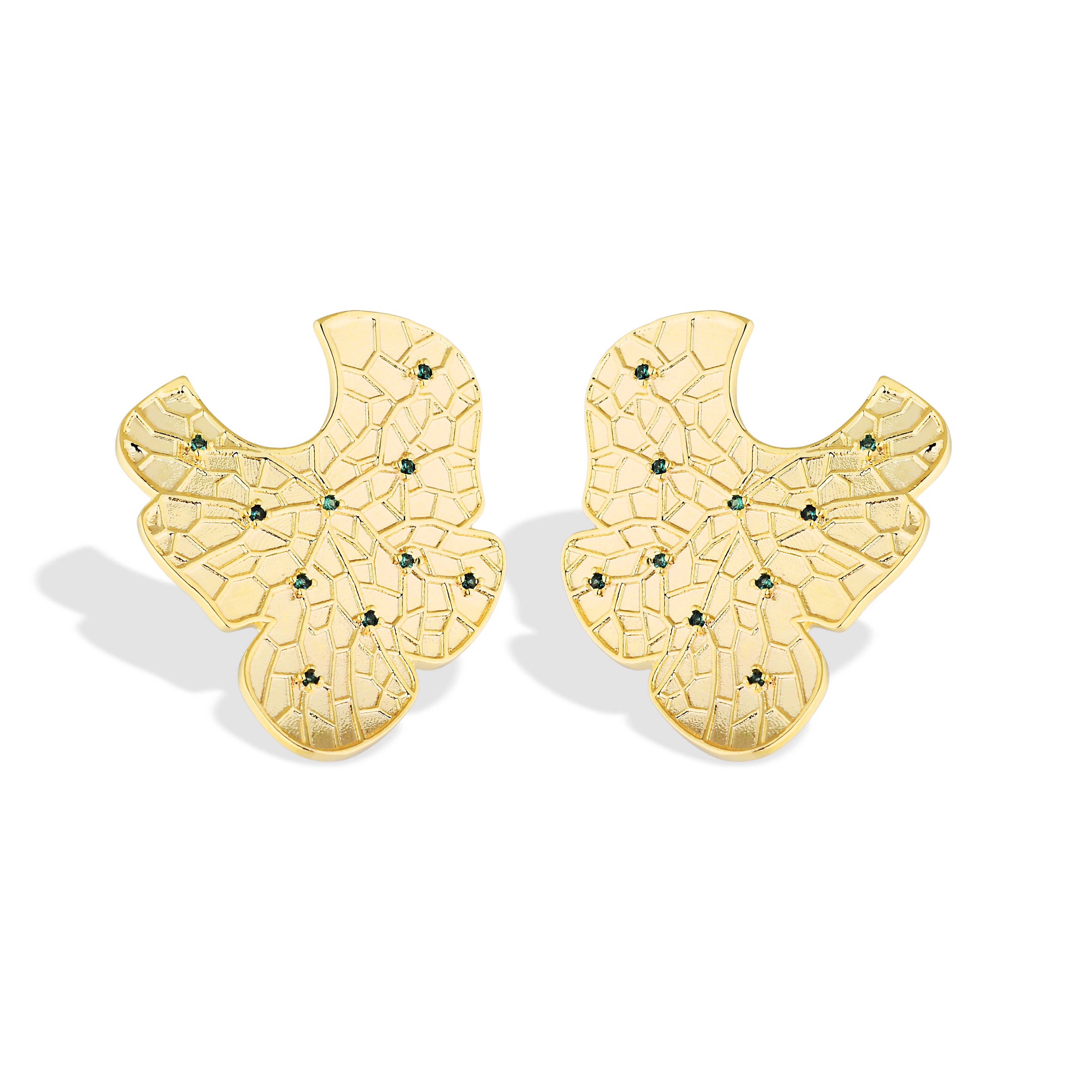 Verdant Leaf Earrings