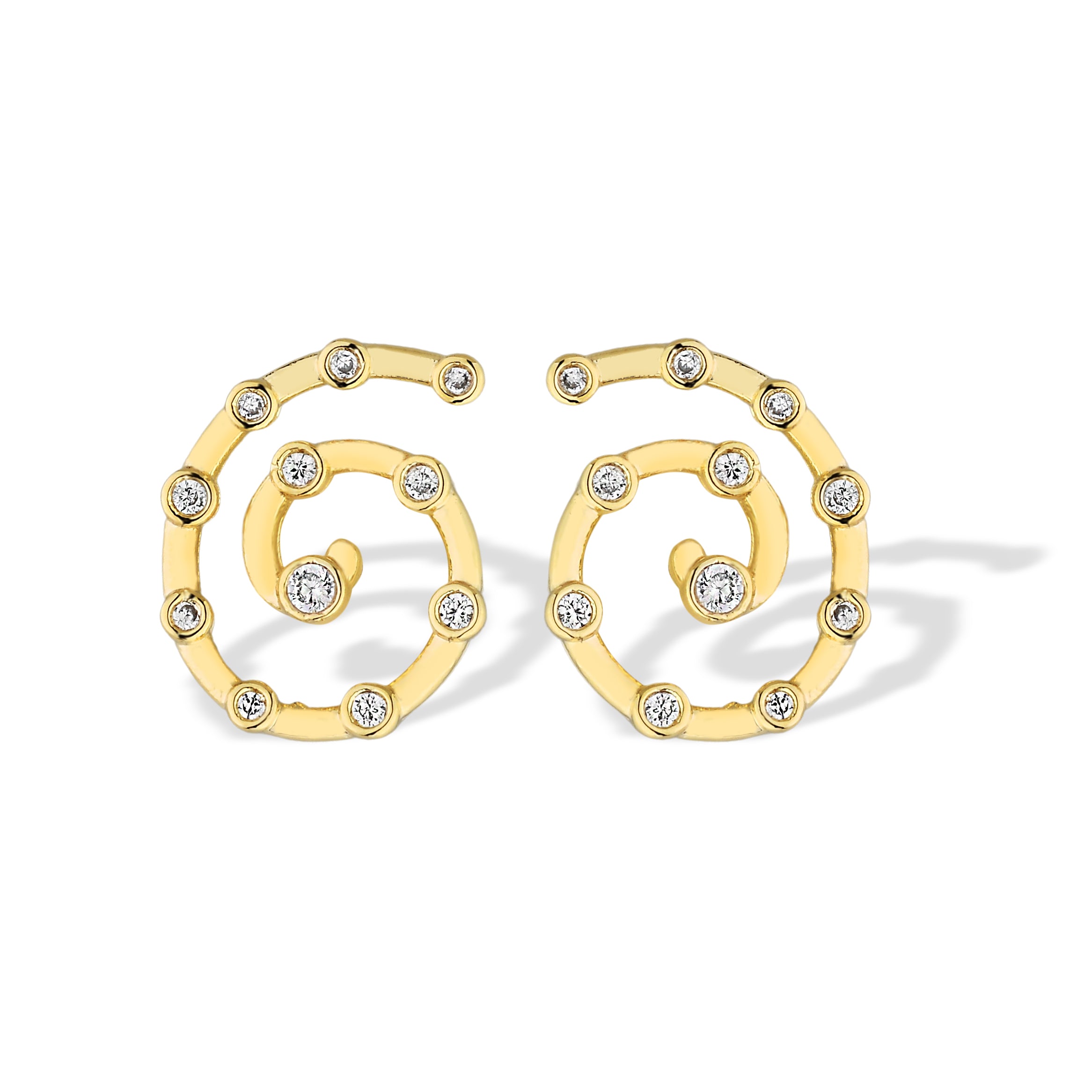 Aurea Spiral Earrings